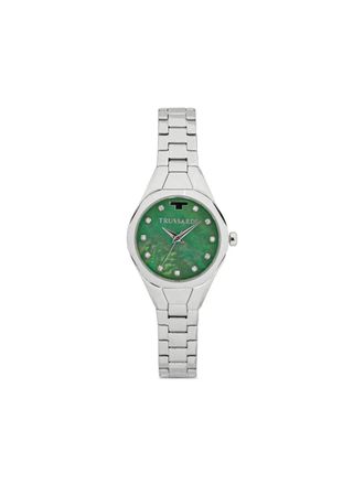 Trussardi con cristalli 30mm - Verde