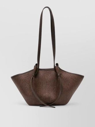Yuzefi suede mochi tote bag long handles