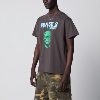 Dagger Grey washed Dead or Alive distressed T-shirt