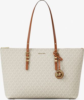 Michael Kors Quinn Large Signature Logo Tote Bag