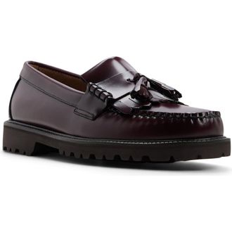 G.H. Bass & Co. Layton Leather Penny Loafer in Wine at Nordstrom, Size 11.5