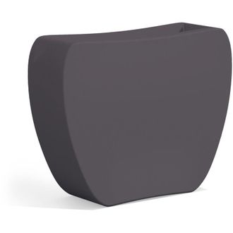 Monacis Maceta Macetero De Resina 100x31 Cm Para Jard&iacute;n Balcon De Exterior Mod. Heart Antracita