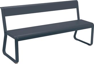 Fermob Bellevie Bank mit R&uuml;ckenlehne, anthrazit