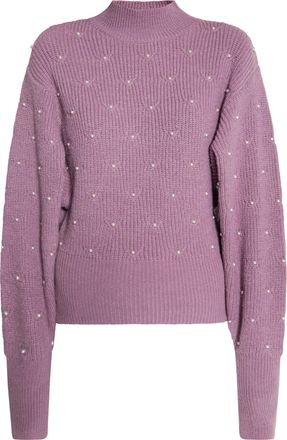 Faina Gebreide trui met kralen Dames Mauve