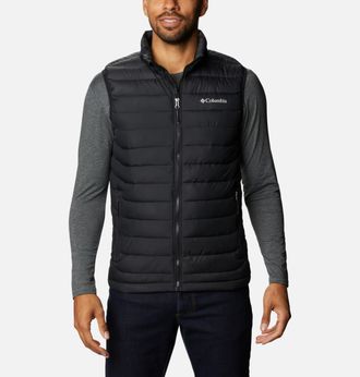 Columbia Steppweste COLUMBIA Powder Lite II Vest, Herren, Gr. XXL, schwarz, Steppware, Obermaterial: 100% Polyester. Futter: 100% Polyester. Wattierung: 100% P