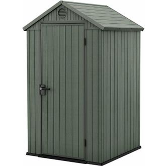 Keter Casetta da Giardino Porta Attrezzi 125,8x117x205 cmin Evotech+ Keter Darwin 4x4 Verde