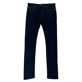 Versace Taylor-Fit Jeans in Black Cotton