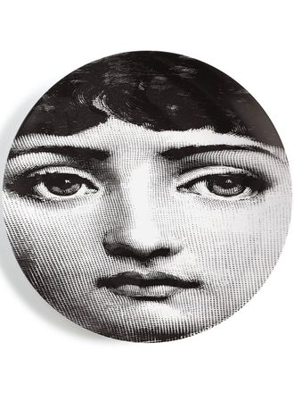 Fornasetti Piatto da parete Tema e Variazioni n.54 - Bianco