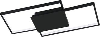 Eglo Eglo Milanius 1 Light Integrated Led Ceiling/Wall Light With Matte Black Finish
