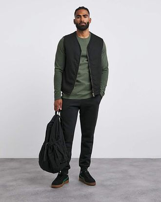 Jacamo Textured Long Sleeve T-Shirt