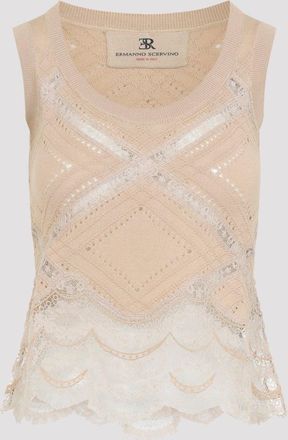 Ermanno Scervino Sleeveless Knit Top