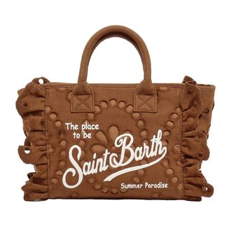 MC2 Saint Barth Tote Bags, female, Brown, Size: ONE SIZE Colette Volant N Hand Bag With Strap