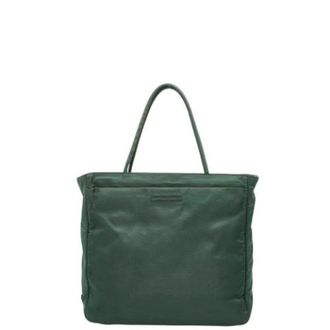 Prada Pre-owned Tote Bags, female, Green, Size: ONE SIZE Pre-owned Vintage Tote Bag