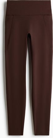 H&M Sportleggings mit SoftMove und Taschendetail - Brown