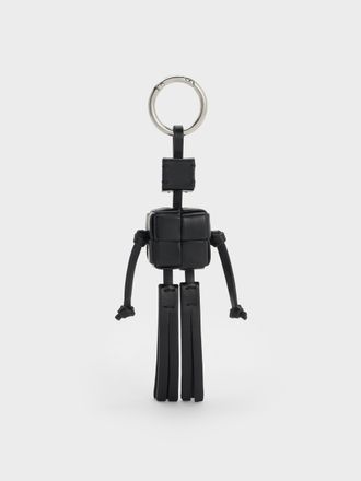 Charles & Keith Ivette Woven Robot Bag Charm