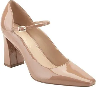 Marc Fisher Genevie Mary Jane Pump in Medium Brown at Nordstrom, Size 8.5