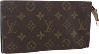 Louis Vuitton Pre-owned Clutches, female, Brown, Size: ONE SIZE Pre-owned Canvas Clutch