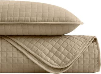 Southshore Fine Linens Vilano Oversize California King Quilt Set in Taupe at Nordstrom Rack