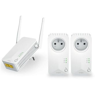 Kyocera Strong Powerline WiFi 600 Mbit/s V2 Triple Pack Bianco con Ethernet LAN e Wi-Fi