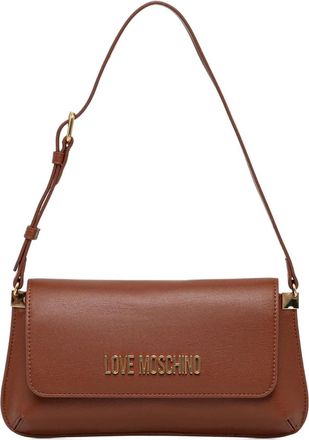 Love Moschino Borsa a spalla con logo - Marrone