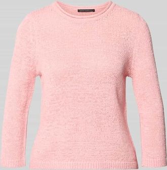 Betty Barclay Strickpullover mit Rundhalsausschnitt und 3/4-Arm in Rose, Gr&ouml;&szlig;e 36