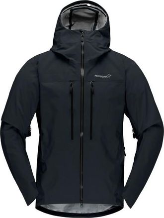 Norrøna Trollveggen GORE-TEX Pro Light Jacket Regenjacke für Herren | schwarz