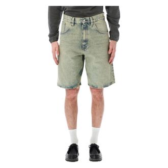 Sunflower Denim Shorts, male, Blue, Size: W33 Super Wide Short