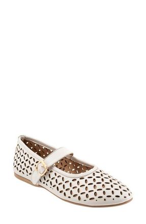 Bueno Kehlani Mary Jane Flat in Ice White at Nordstrom, Size 9.5Us