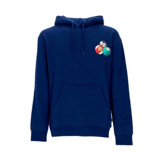 HUF Huf, Hoodies & sweatvesten, Heren, Blauw, S, Katoen, Navy Hoodie met Kangoeroezak
