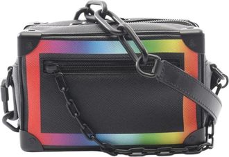 Louis Vuitton Pre-owned Vintage Trunk Crossbody Bag met Regenboogafwerking - Dames - Vintage Schoudertas - Veelkleurig - ONE Size - Vintage