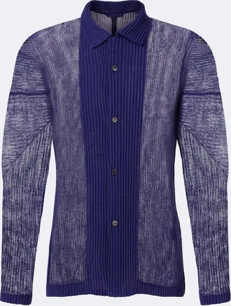 Homme Pliss&eacute; Issey Miyake Homme Pliss&eacute; Issey Miyake Camisa Rustic Mesh plisada