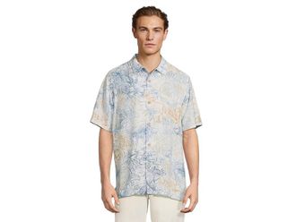 Tommy Bahama Veracruz Cay La Blanca Isles Mens Clothing Bora Bora Blue : XL, Viscose