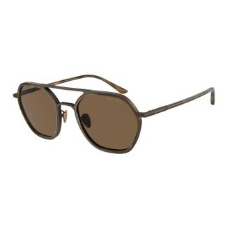 Giorgio Armani Mens Sunglasses 49/20/145 mm metal - Brown - One Size