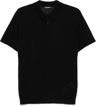 J.Lindeberg Hombre, Camisetas, Negro, Talla: 2XL