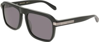 Ferragamo SF2087S 001 Mens Sunglasses Black Size 57