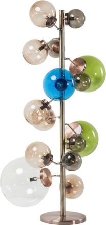 Kare Design L&aacute;mpara de pie de acero cobrizo con 15 pantallas acr&iacute;licas H160