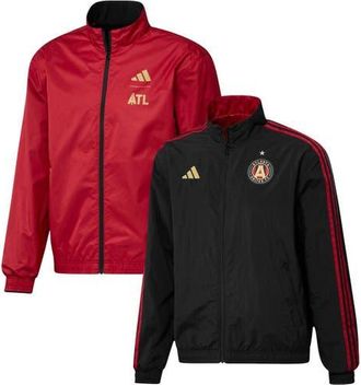 adidas Mens adidas Black/Red Atlanta United FC 2023 On-Field Anthem Full-Zip Reversible Team Jacket at Nordstrom, Size Xx-Large