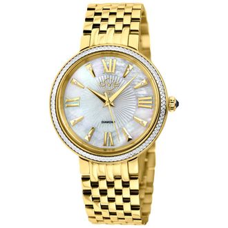 Gevril Group Genoa Diamond Mother of Pearl Dial Ladies Watch 12532