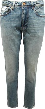 Selected Slim-fit Jeans, male, Blue, Size: W29 Slim Leon Jeans