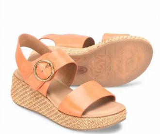 S&ouml;fft Womens Faedra Flatform Wedge In Sunset