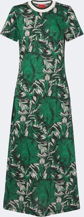 La DoubleJ Sporty Swing cotton jersey midi dress