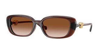 Versace VE4504D Asian Fit 533213 Womens Sunglasses Brown Size 56