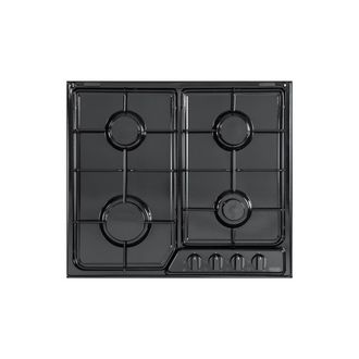 DeLonghi Placa De Gas Empotrada Delonghi Ynf 46 Asv, Color Negro, 4 Quemadores