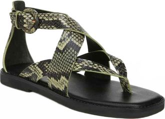 Vince Womens Morris Boho Chic Leather Strappy Sandals In Multicolor
