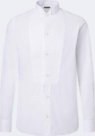 Tom Ford Camicia da smoking in popeline di cotone