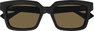Gucci Gg1543 S 004 Clip On Sunglasses And Eyeglasses For Men In Black/Transparent