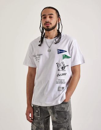 True Religion Mens True Religion 108918 Mens T Shirts - White - Size: 38