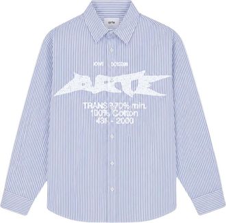 Arte Overhemden - Heren - Overhemden - Blauw - Maat: M Katoen