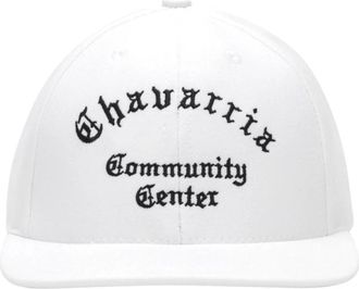 Willy Chavarria Community Center Cap - Heren - Petten - Wit - ONE Size - Accessoires