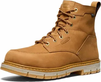 Keen Mens San Jose 6 Waterproof 90 Heel Boot In Bistre/gum